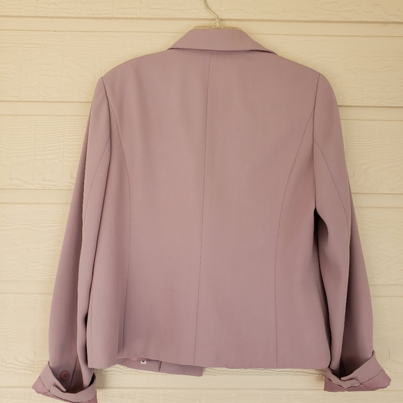 Vintage Blazer Jacket Due per Due collection Mauve lined Dressy Blazer j… - Picture 4 of 6